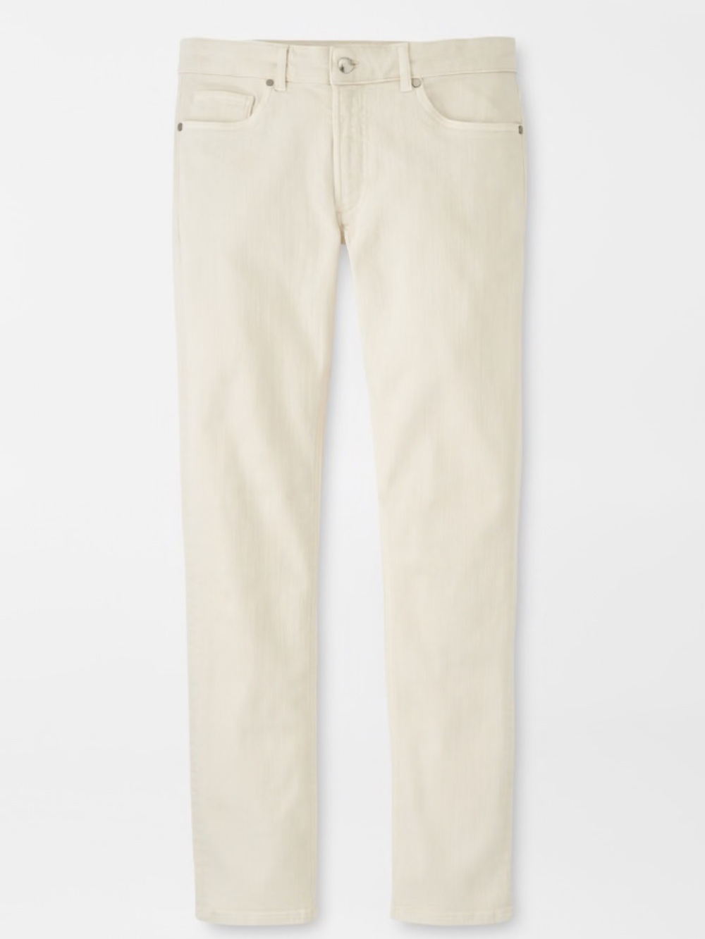 Peter Millar Fairfield Garment Dyed Denim in Almond Size 34 SOLD IN STORES